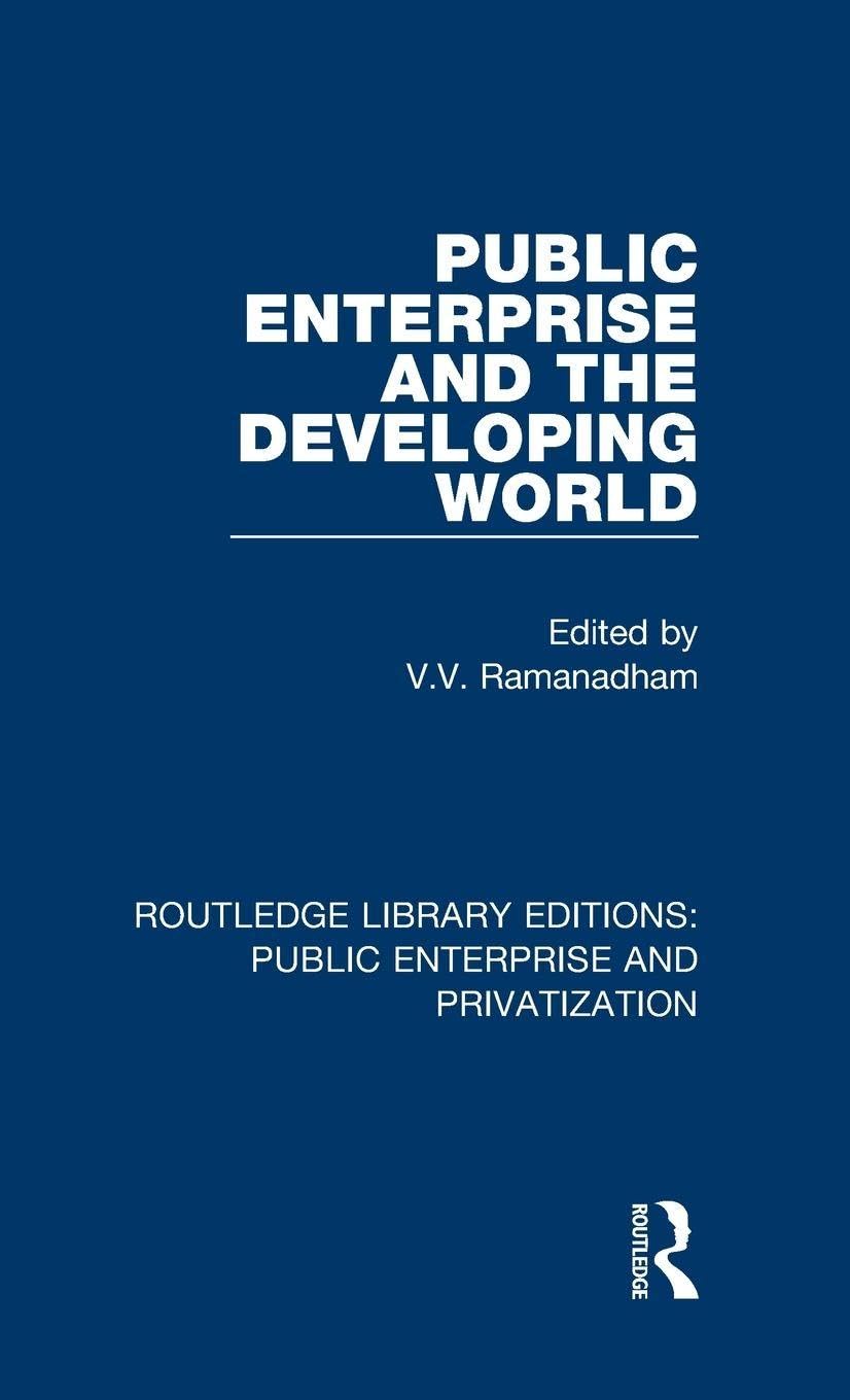 Public Enterprise and the Developing World (Routledge Library Editions: Public Enterprise and Privatization, 7, Band 7)