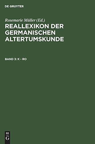 K - Ro (Reallexikon der Germanischen Altertumskunde)