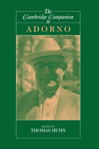 The Cambridge Companion to Adorno (Cambridge Companions to Philosophy)