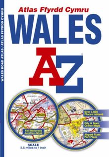 A-Z Wales Regional Road Atlas / Atlas Ffyrdd Cymru (Road Map)