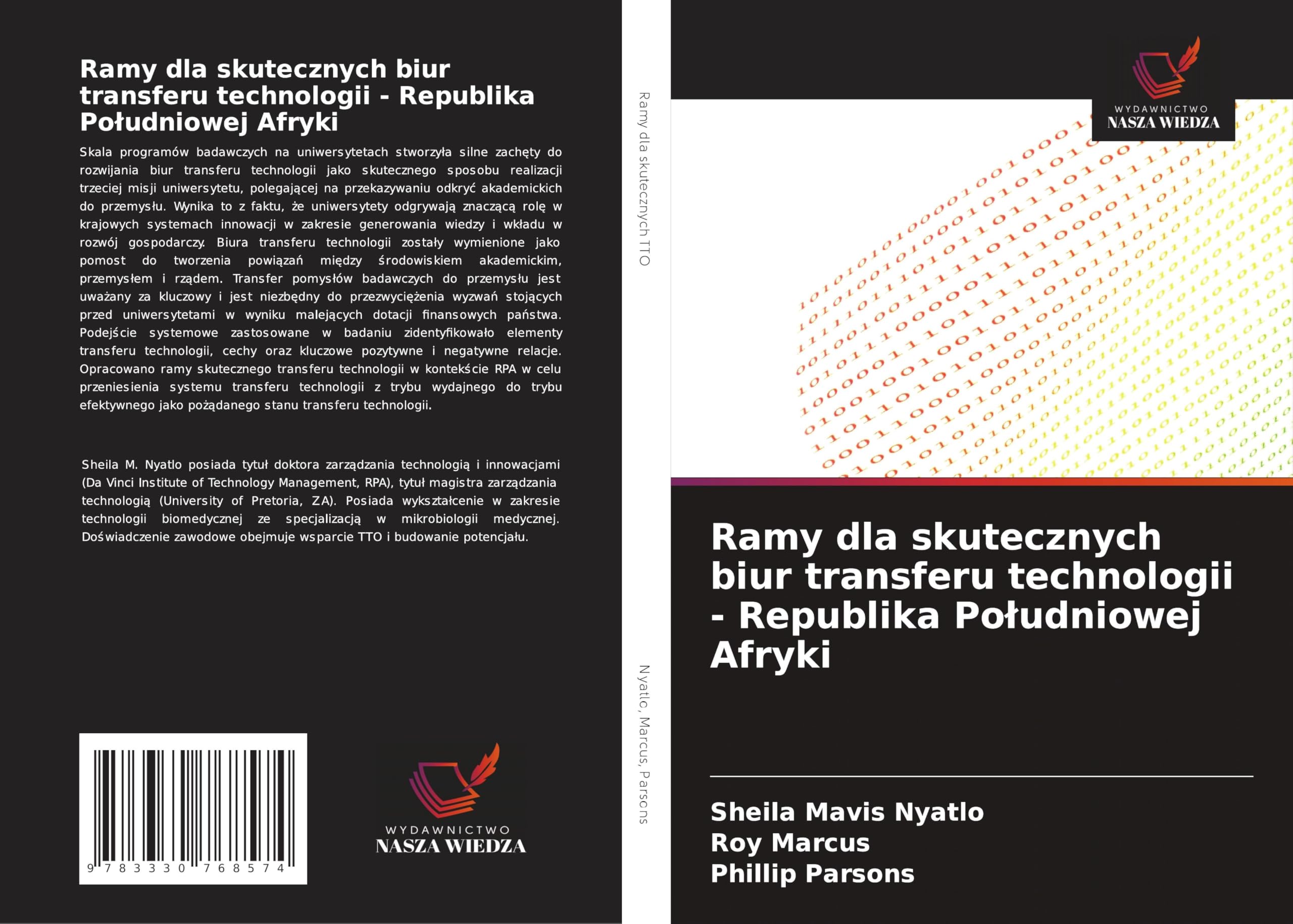 Ramy dla skutecznych biur transferu technologii - Republika Po¿udniowej Afryki