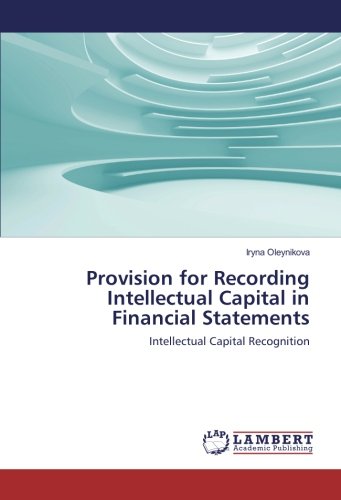 Provision for Recording Intellectual Capital in Financial Statements: Intellectual Capital Recognition
