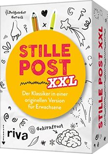 Stille Post XXL: Der Klassiker in einer originellen Version für Erwachsene. Für mehr Unterhaltung, Spaß und Kreativität auf Spieleabenden, Partys. Das perfekte Weihnachtsgeschenk