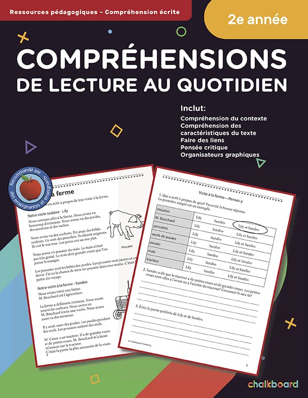 Comprehension de Lecture au Quotidien 2 (Daily Reading Comprehension, 2)