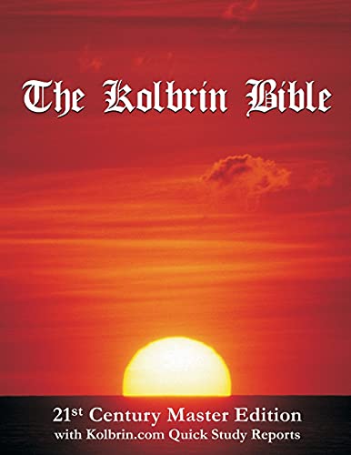 Janice Manning The Kolbrin Bible, 21st Century Master Edition With Kolbrin.com Quick Study Reports (Paperback)