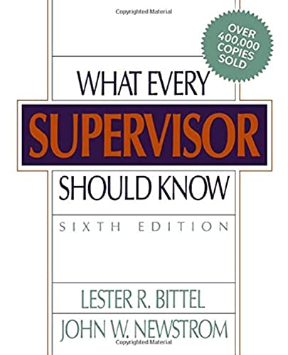 What Every Supervisor Should Know