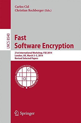 Fast Software Encryption (Lecture Notes in Computer Science)