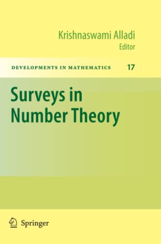 Surveys in Number Theory (Developments in Mathematics, Band 17)