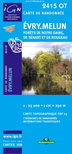 Evry - Melun 1 : 25 000