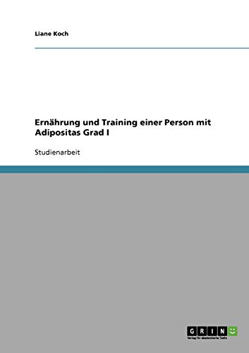 Ernährung und Training einer Person mit Adipositas Grad I