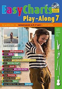 Easy Charts Play-Along: Die größten Hits spielerisch leicht gesetzt. Band 7. C/Eb/Bb-Instrument. Spielbuch mit CD. (Music Factory)