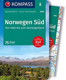 KOMPASS Wanderführer Norwegen Süd, Von Oslo bis zum Geirangerfjord, 75 Touren: mit Extra-Tourenkarte Maßstab 1:50.000, GPX-Daten zum Download