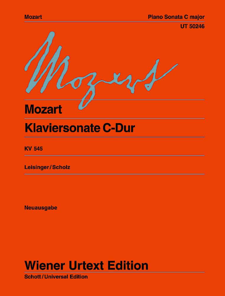 Klaviersonate Sonata facile C-Dur: Urtext. KV 545. Klavier. (Wiener Urtext Edition)