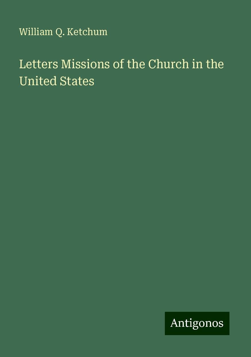 Letters Missions of the Church in the United States