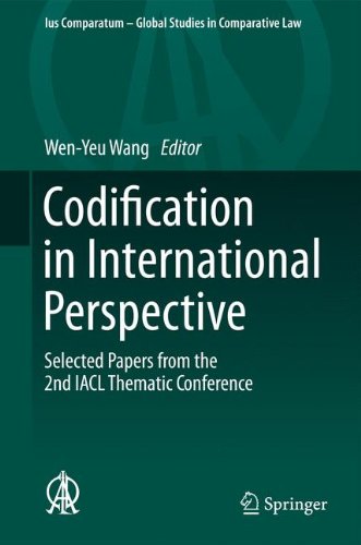 Codification in International Perspective: Selected Papers from the 2nd IACL Thematic Conference (Ius Comparatum - Global Studies in Comparative Law)