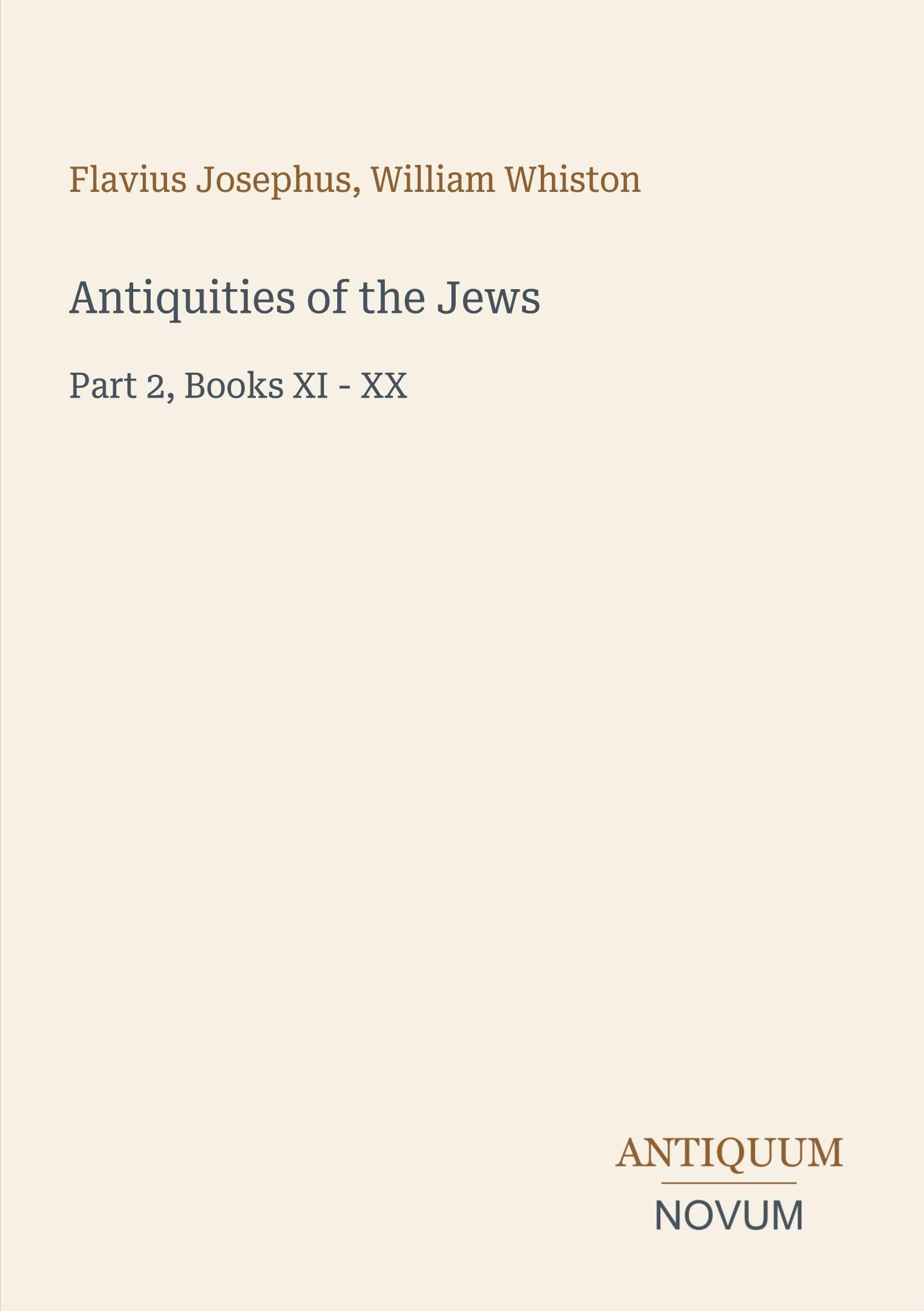 Antiquities of the Jews