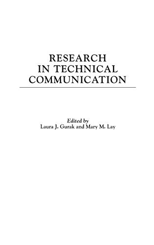 Research in Technical Communication (Contemporary Studies in Technical Communication)