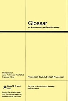 IAB-Glossar Französisch: Begriffe zu Arbeitsmarkt, Bildung und Sozialem