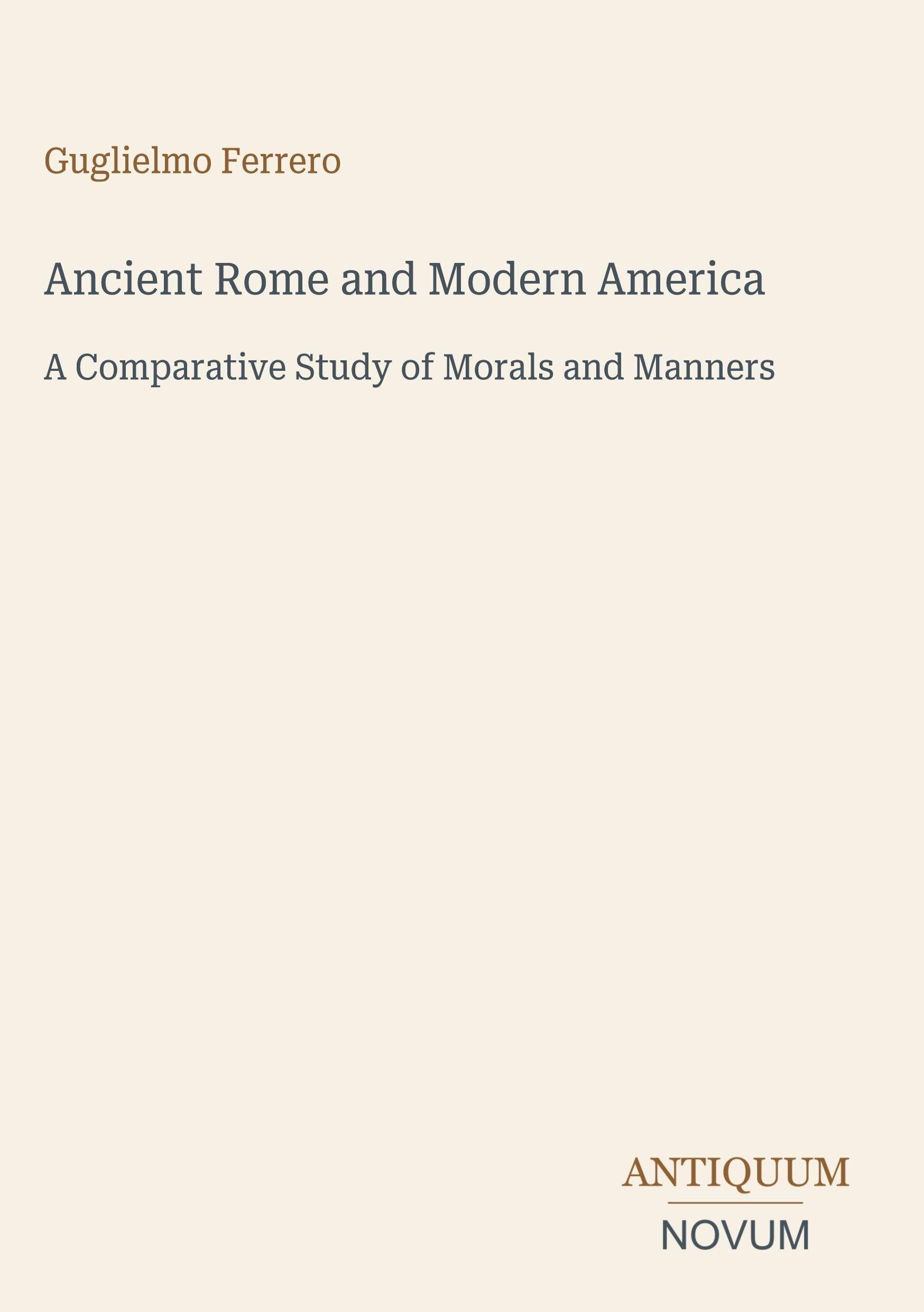 Ancient Rome and Modern America