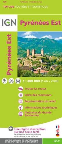 Pyrénées Est 1:200 000