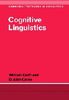 Cognitive Linguistics (Cambridge Textbooks in Linguistics)