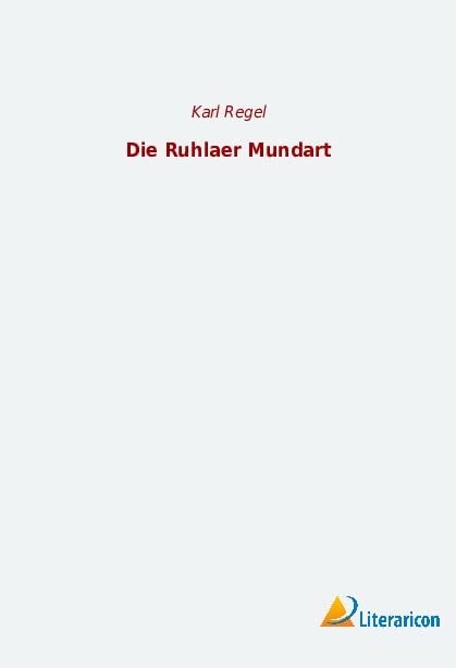 Die Ruhlaer Mundart