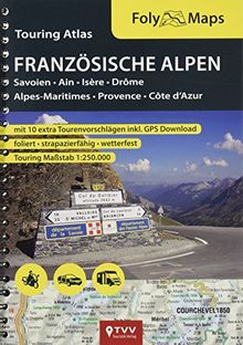 FolyMaps Touringatlas Französische Alpen 1:250.000