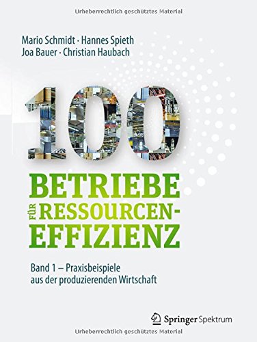 100 Betriebe für Ressourceneffizienz - Band 1: Praxisbeispiele aus der produzierenden Wirtschaft