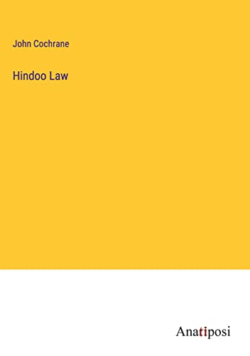 Hindoo Law
