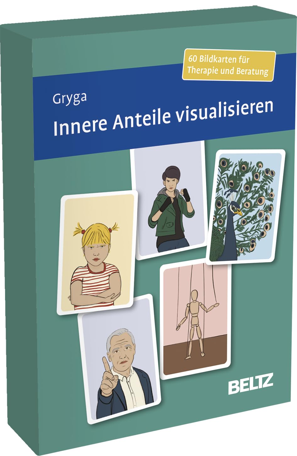 Innere Anteile visualisieren: 60 Bildkarten für Therapie und Beratung. Mit 16-seitigem Booklet in stabiler Box, Kartenformat 9,8 x 14,3 cm (Beltz Therapiekarten)