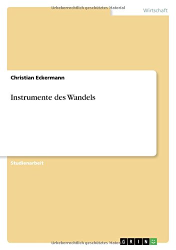 Instrumente des Wandels