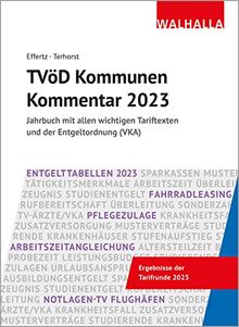 TVöD Kommunen Kommentar 2023: Jahrbuch mit allen wichtigen Tariftexten und der Entgeltordnung (VKA)