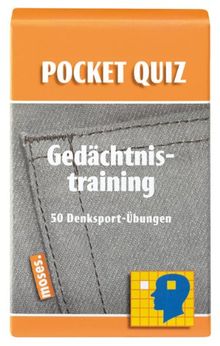 POCKET-QUIZ: GEDAECHTNISTRAINING: 50 Konzentrationsübungen