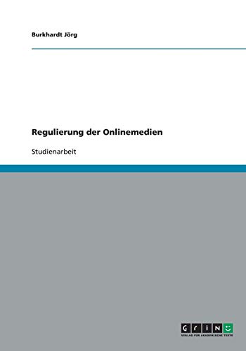 Regulierung der Onlinemedien