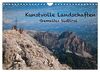 Kunstvolle Landschaften - Gemaltes Südtirol (Wandkalender 2024 DIN A4 quer), CALVENDO Monatskalender