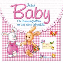 Babyalbum Unser Baby rosa