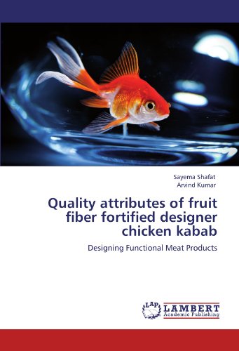 Quality attributes of fruit fiber fortified designer chicken kabab: Designing Functional Meat Products