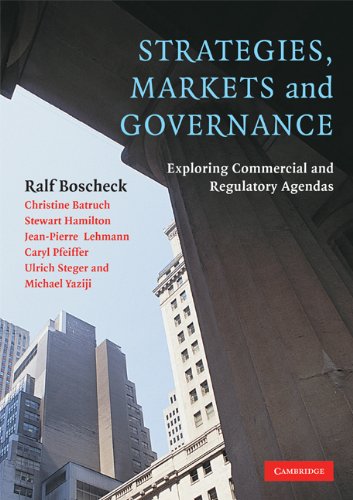Strategies, Markets and Governance: Exploring Commercial and Regulatory Agendas