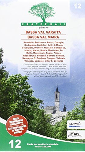 Bassa Valle Varaita - Bassa Valle Maira 1 : 25 000
