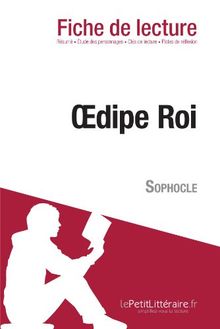 Oedipe roi de Sophocle (Fiche de lecture) : Analyse complète et résumé détaillé de l'oeuvre