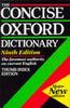 The Concise Oxford Dictionary of Current English: Thumb Indexed