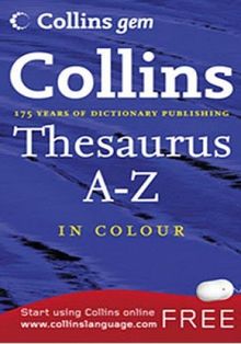 Thesaurus A-Z (Collins Gem)