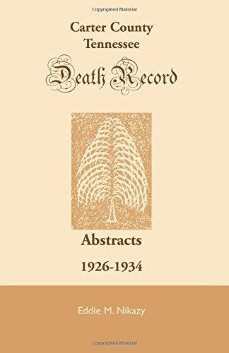 Carter County, Tennessee, Deaths: 1926-1934