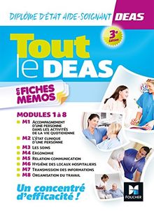 Tout le DEAS en fiches mémos : diplôme d'Etat aide-soignant : modules 1 à 8