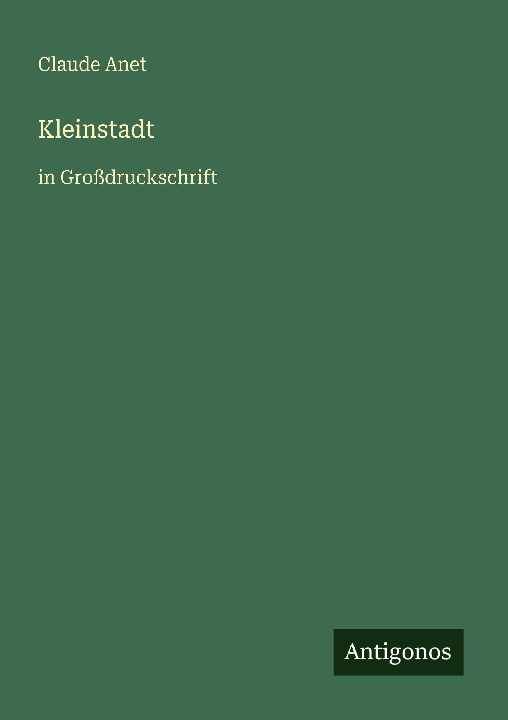 Kleinstadt: in Großdruckschrift