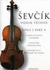 Sevcik Violin Studies. Opus 1 Part 4. Schule der Violintechnik