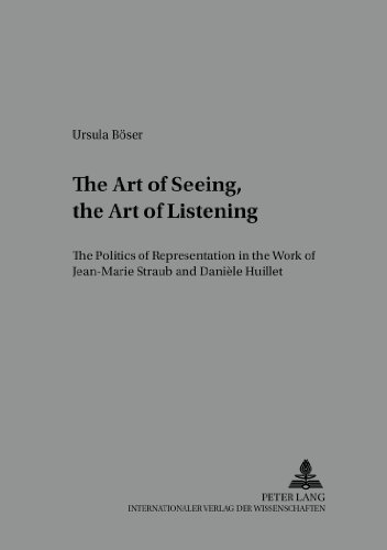 The Art of Seeing, the Art of Listening. The Politics of Representation in the Work of Jean-Marie Straub and Danièlle Huillet