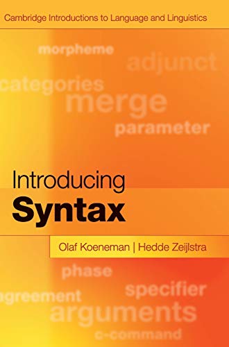 Olaf Koeneman Introducing Syntax (Cambridge Introductions To Language And Linguistics)
