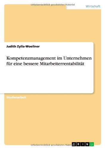 Kompetenzmanagement im Unternehmen für eine bessere Mitarbeiterrentabilität