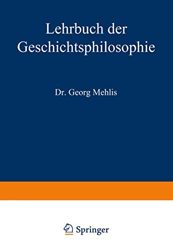Lehrbuch der Geschichtsphilosophie